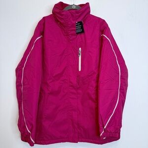 Lands End Magenta Waterproof Hooded Coat Jacket Women’s Plus 2X NWT Ski Snow